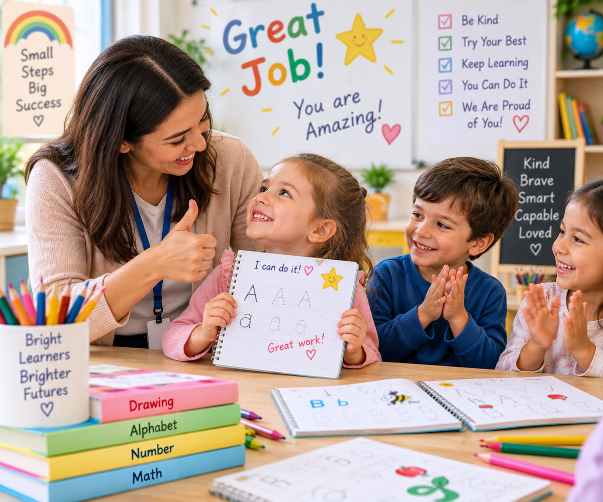 Magic Groove — 4-Piece Reusable Writing Practice book Set