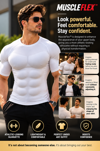 MuscleFlex™ — Instant Muscle-Look Compression T-Shirt