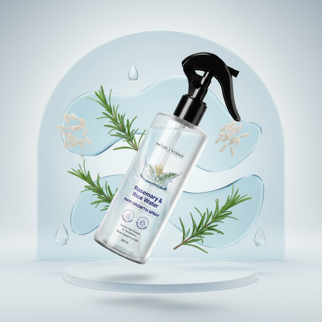 Rosemary Rice Water Spray for Hair & Scalp - 200ml