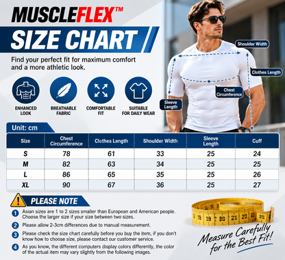 MuscleFlex™ — Instant Muscle-Look Compression T-Shirt