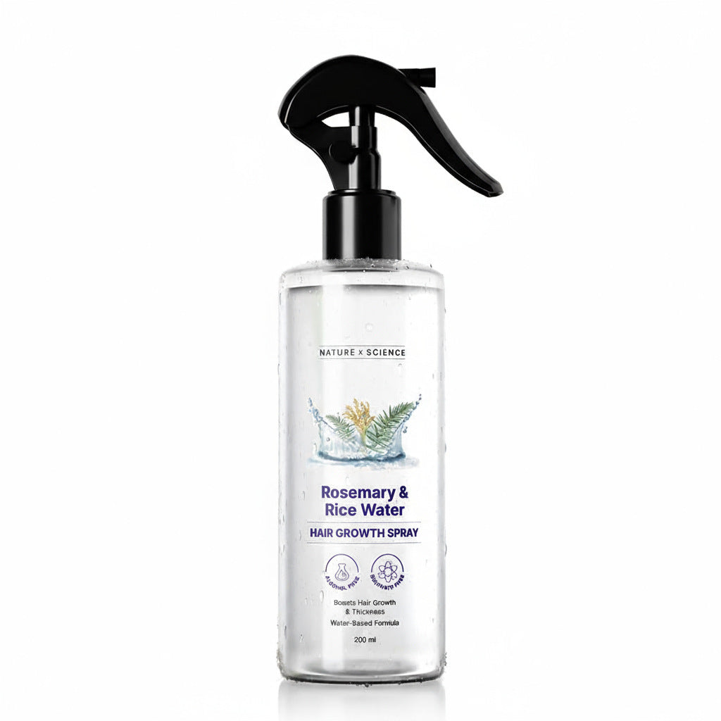 Rosemary Rice Water Spray for Hair & Scalp - 200ml