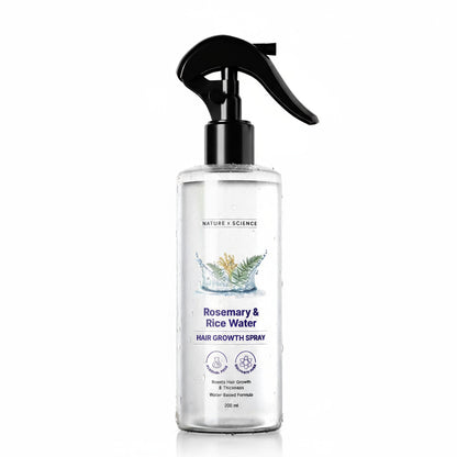 Rosemary Rice Water Spray for Hair & Scalp - 200ml
